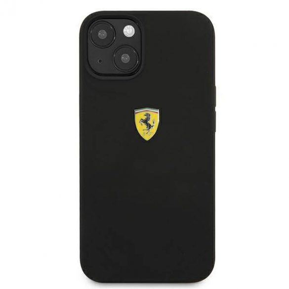 Ferrari FESSIHCP13MBK iPhone 13 / 14 / 15 6.1" negru / negru hard Husă silicon