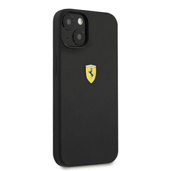 Ferrari FESSIHCP13MBK iPhone 13 / 14 / 15 6.1" negru / negru hard Husă silicon