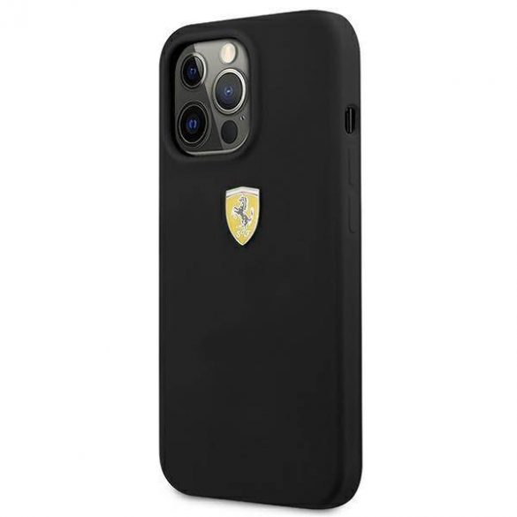 Ferrari FESSIHCP13LBK Carcasă rigidă pentru iPhone 13 Pro / 13 6,1" negru/czarny Husă din silicon