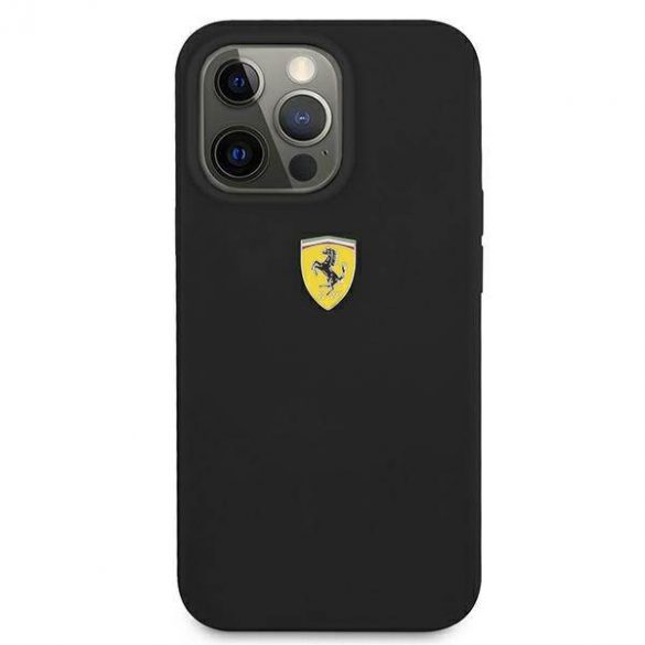 Ferrari FESSIHCP13LBK Carcasă rigidă pentru iPhone 13 Pro / 13 6,1" negru/czarny Husă din silicon