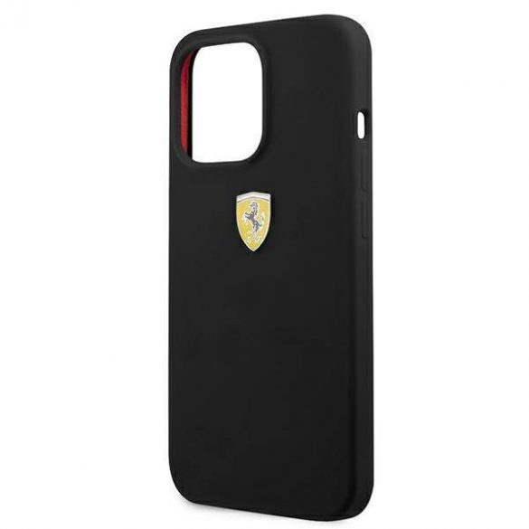 Ferrari FESSIHCP13LBK Carcasă rigidă pentru iPhone 13 Pro / 13 6,1" negru/czarny Husă din silicon