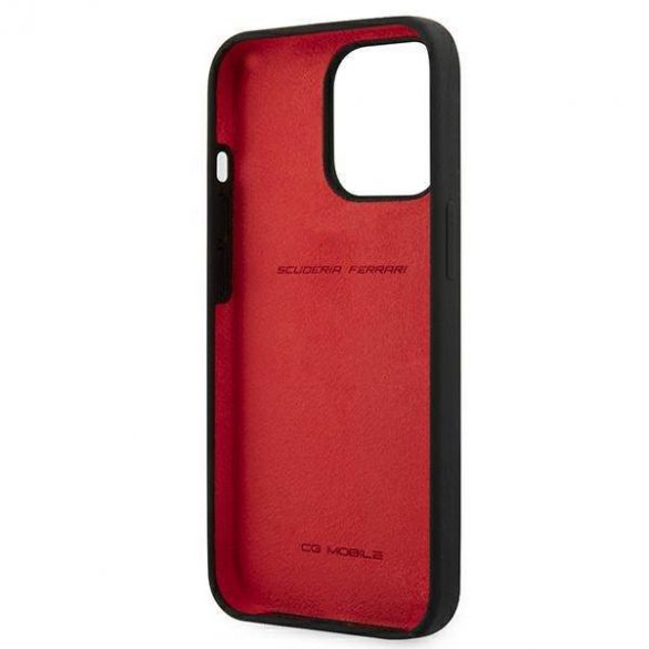 Ferrari FESSIHCP13LBK Carcasă rigidă pentru iPhone 13 Pro / 13 6,1" negru/czarny Husă din silicon