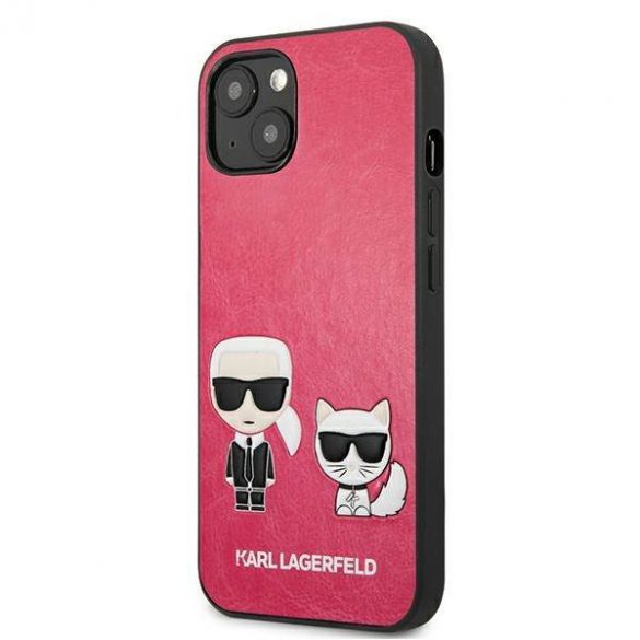 Karl Lagerfeld KLHCP13SPCUSKCP iPhone 13 mini 5,4" fuksja/fucsia Hardcase Ikonik Karl & Choupette