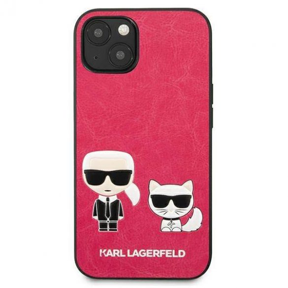 Karl Lagerfeld KLHCP13SPCUSKCP iPhone 13 mini 5,4" fuksja/fucsia Hardcase Ikonik Karl & Choupette