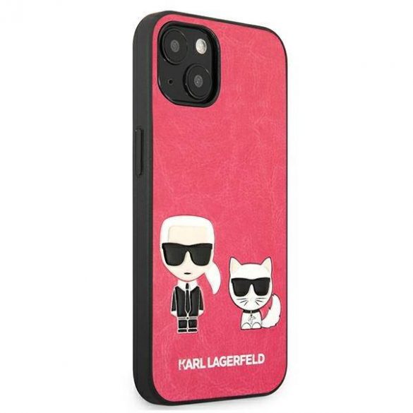 Karl Lagerfeld KLHCP13SPCUSKCP iPhone 13 mini 5,4" fuksja/fucsia Hardcase Ikonik Karl & Choupette