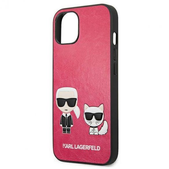 Karl Lagerfeld KLHCP13SPCUSKCP iPhone 13 mini 5,4" fuksja/fucsia Hardcase Ikonik Karl & Choupette