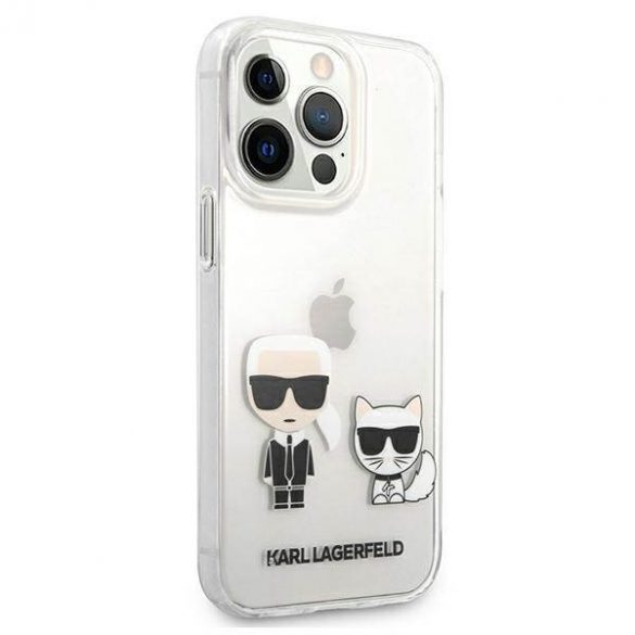 Karl Lagerfeld KLHCP13XCKTR iPhone 13 Pro Max 6,7" husă transparentă Husă Karl & Choupette