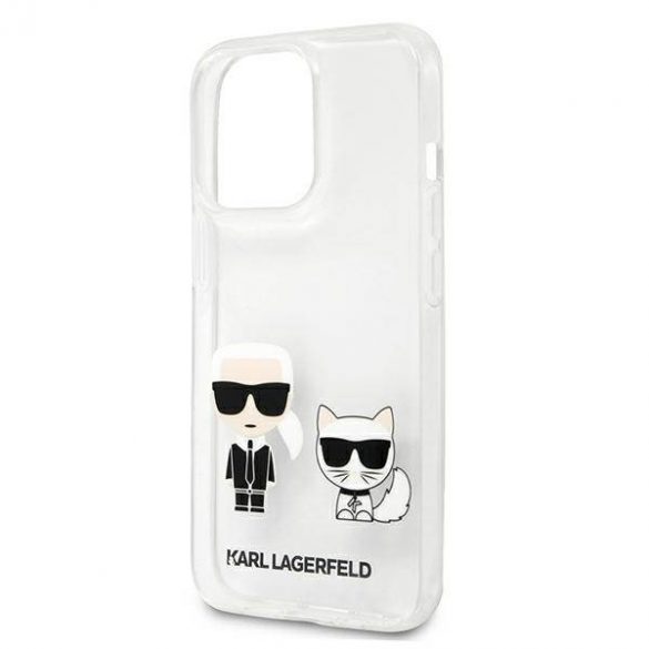 Karl Lagerfeld KLHCP13XCKTR iPhone 13 Pro Max 6,7" husă transparentă Husă Karl & Choupette