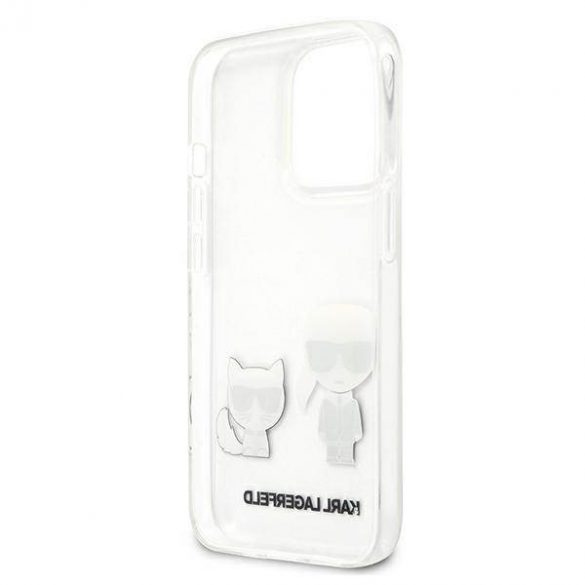 Karl Lagerfeld KLHCP13XCKTR iPhone 13 Pro Max 6,7" husă transparentă Husă Karl & Choupette