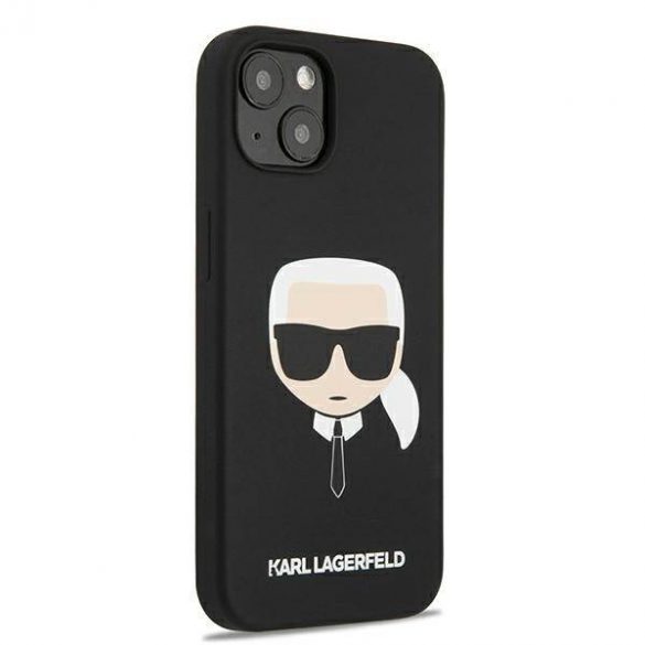 Karl Lagerfeld KLHCP13SSLKHBK iPhone 13 mini 5,4" carcasa rigidă/neagră Silicon Karl's Head