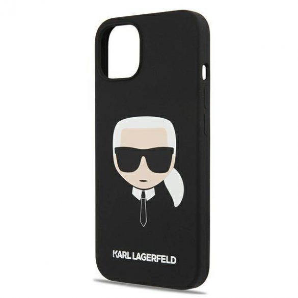 Karl Lagerfeld KLHCP13SSLKHBK iPhone 13 mini 5,4" carcasa rigidă/neagră Silicon Karl's Head