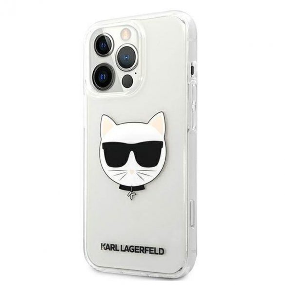 Karl Lagerfeld KLHCP13XCTR iPhone 13 Pro Max 6,7" husă transparentă Choupette Head