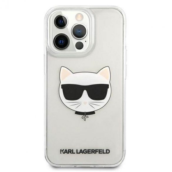 Karl Lagerfeld KLHCP13XCTR iPhone 13 Pro Max 6,7" husă transparentă Choupette Head