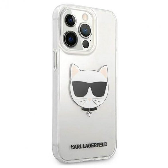 Karl Lagerfeld KLHCP13XCTR iPhone 13 Pro Max 6,7" husă transparentă Choupette Head