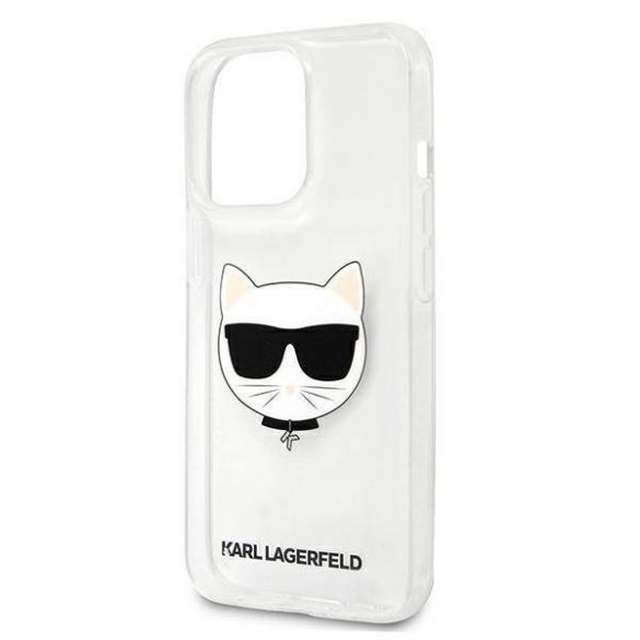 Karl Lagerfeld KLHCP13XCTR iPhone 13 Pro Max 6,7" husă transparentă Choupette Head