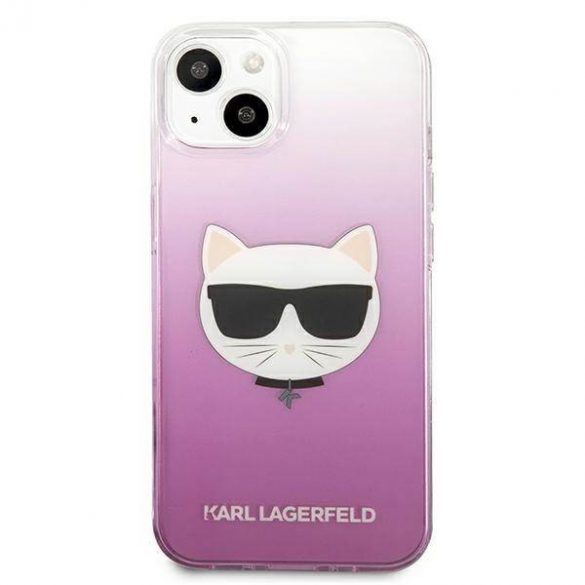 Karl Lagerfeld KLHCP13SCTRP iPhone 13 mini 5,4" husă rigidă rożowy/roz Choupette Head