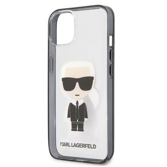 Karl Lagerfeld KLHCP13SHIKCK Husă transparentă Ikonik Karl pentru iPhone 13 mini 5,4"