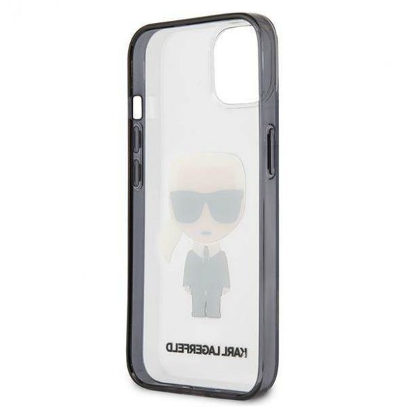 Karl Lagerfeld KLHCP13SHIKCK Husă transparentă Ikonik Karl pentru iPhone 13 mini 5,4"