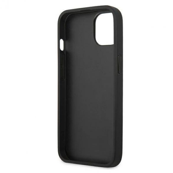 Karl Lagerfeld KLHCP13SPKMB iPhone 13 mini 5,4" niebieski/albastru Husă rigidă din piele Ikonik Karl's Head Husă metalică