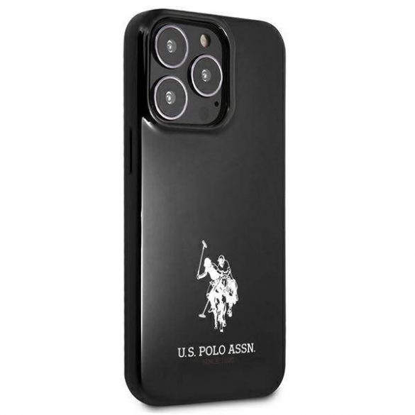 US Polo USHCP13LUMHK iPhone 13 Pro / 13 6,1" carcasă rigidă/neagră Husă cu logoul Cailor