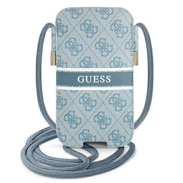 Guess Geantă  GUPHL4GDBL 6,7" albastru/albastruhard Husă 4G Stripe husă