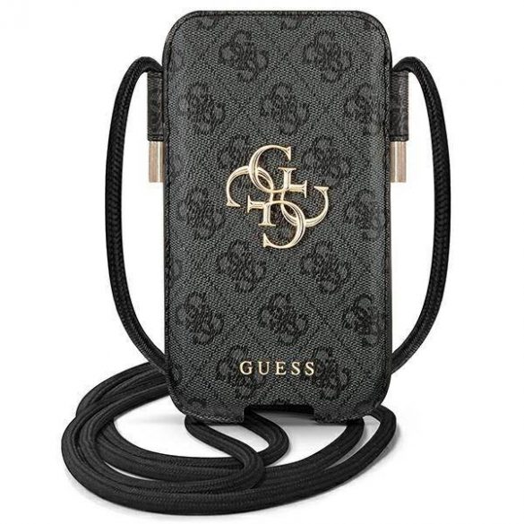 Guess Torebka GUPHL4GMGGR 6,7" szary/gri carcasă rigidă 4G Big Metal Logo