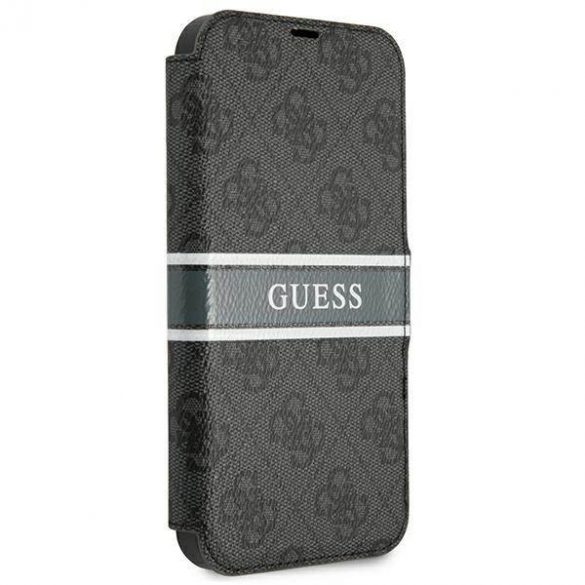 Husă Guess GUBKP13S4GDGR pentru iPhone 13 mini 5,4" szary/gri 4G Stripe