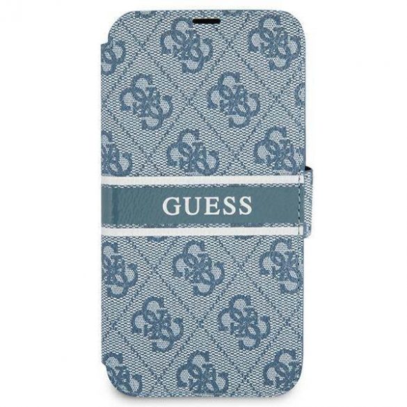 Husă Guess GUBKP13S4GDBL pentru iPhone 13 mini 5,4" niebieski/carte albastră 4G Stripe