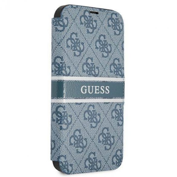 Husă Guess GUBKP13S4GDBL pentru iPhone 13 mini 5,4" niebieski/carte albastră 4G Stripe