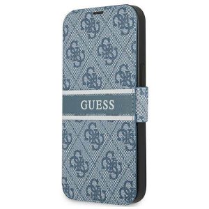 Husă Guess GUBKP13L4GDBL pentru iPhone 13 Pro / 13 6,1" niebieski/carte albastră 4G Stripe