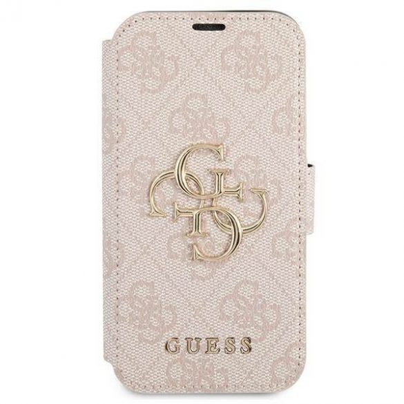 Guess GUBKP13L4GMGPI iPhone 13 Pro / 13 6,1" roz/roz carte 4G Big Metal Logo husă