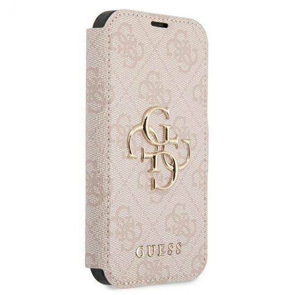 Guess GUBKP13L4GMGPI iPhone 13 Pro / 13 6,1" roz/roz carte 4G Big Metal Logo husă