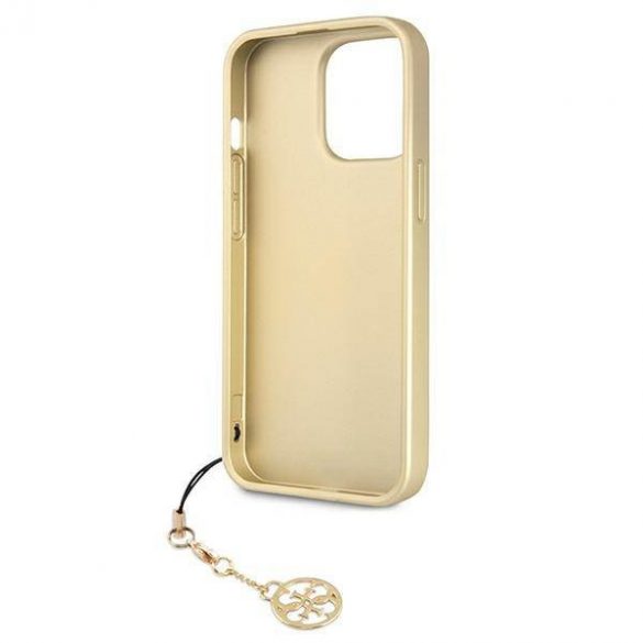 Guess GUHCP13LGF4GBR iPhone 13 Pro / 13 6,1" maro/ maro Husă tare 4G Charms Collection