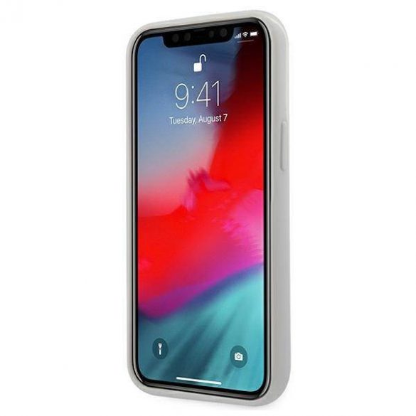 Guess GUHCP13LPCUMAWH Husă marmură pentru iPhone 13 Pro / 13 6,1" biały/alb