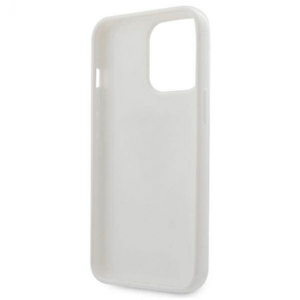 Guess GUHCP13LPCUMAWH Husă marmură pentru iPhone 13 Pro / 13 6,1" biały/alb