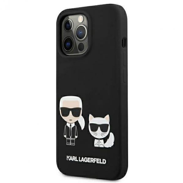 Karl Lagerfeld KLHMP13LSSKCK iPhone 13 Pro / 13 6,1" hardcase czarny/negru Silicon Karl & Choupette Magsafe