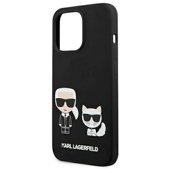 Karl Lagerfeld KLHMP13LSSKCK iPhone 13 Pro / 13 6,1" hardcase czarny/negru Silicon Karl & Choupette Magsafe