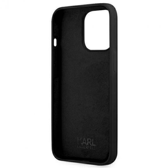 Karl Lagerfeld KLHMP13LSSKCK iPhone 13 Pro / 13 6,1" hardcase czarny/negru Silicon Karl & Choupette Magsafe