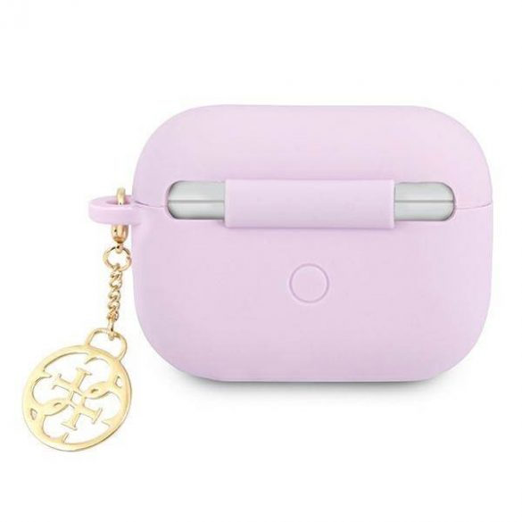 Husă Guess GUAPLSC4EU AirPods Pro husă violet/violet Charm 4G Collection