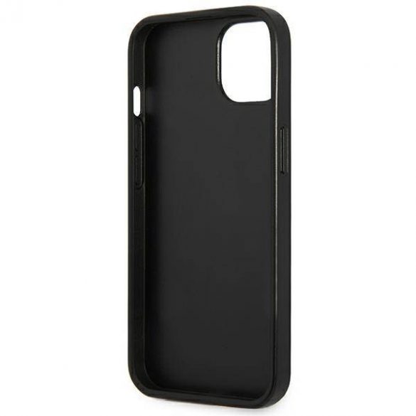 Guess GUHCP13SPSATLG Husă rigidă pentru iPhone 13 mini 5,4" srebrny/argintiu SaffianoTriangle Logo