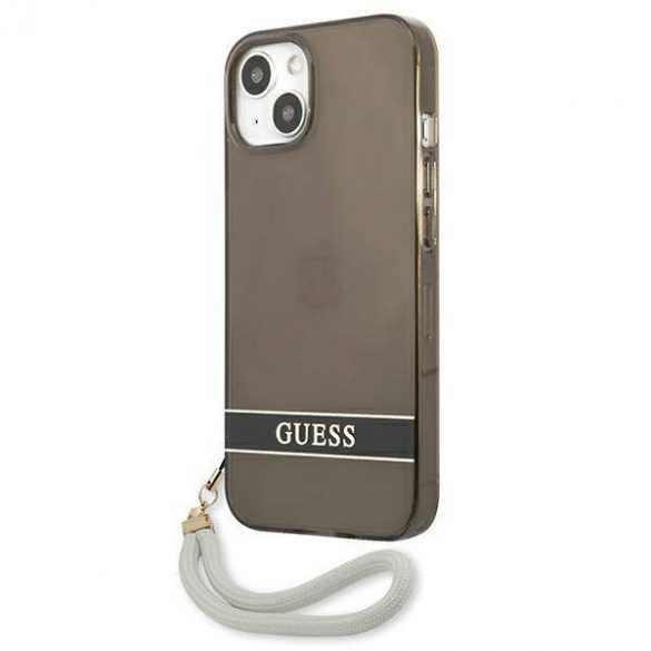 Guess GUHCP13SHTSGSK iPhone 13 mini 5,4" carcasă rigidă/neagră Husă translucidă Stap