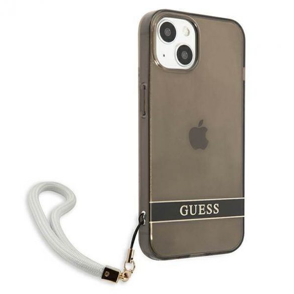 Guess GUHCP13SHTSGSK iPhone 13 mini 5,4" carcasă rigidă/neagră Husă translucidă Stap