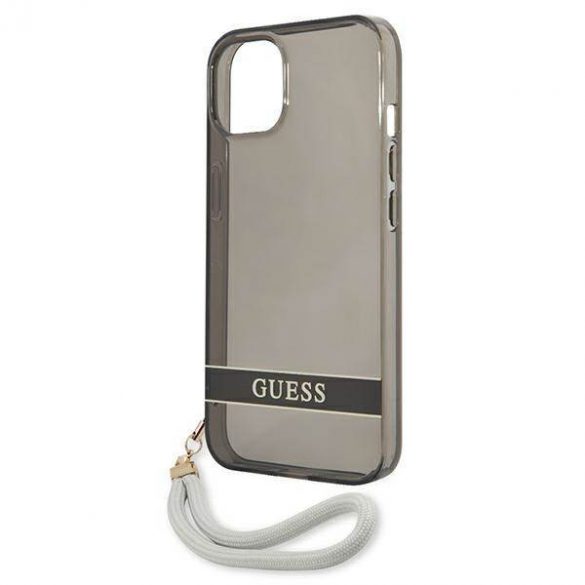 Guess GUHCP13SHTSGSK iPhone 13 mini 5,4" carcasă rigidă/neagră Husă translucidă Stap