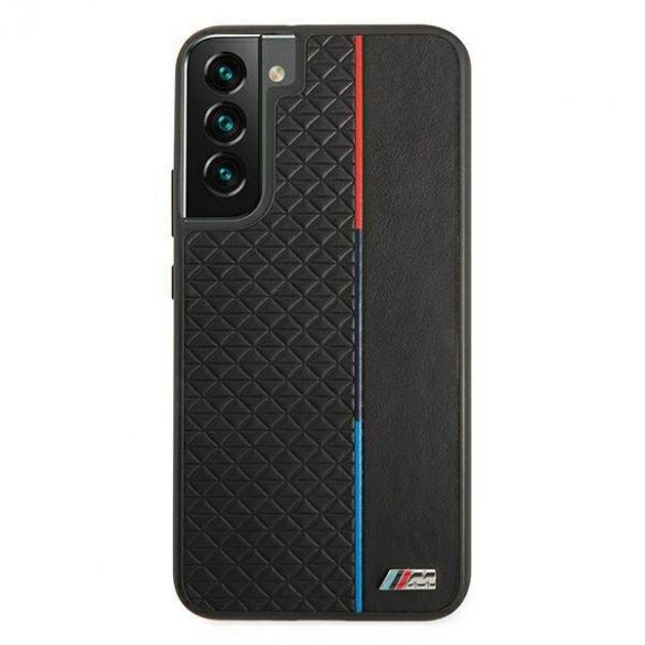 Etui BMW BMHCS22MTRTBK S22+ S906 czarny/negru hardcase M Collection Triangles case