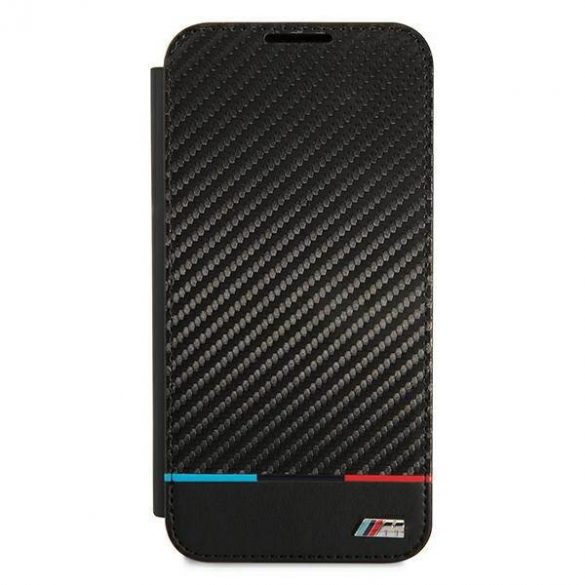 Etui BMW BMBKS22MPUCARTCBK S22+ S906 bibliotecă czarny/negru Colecția M Carcasă Triunghiuri