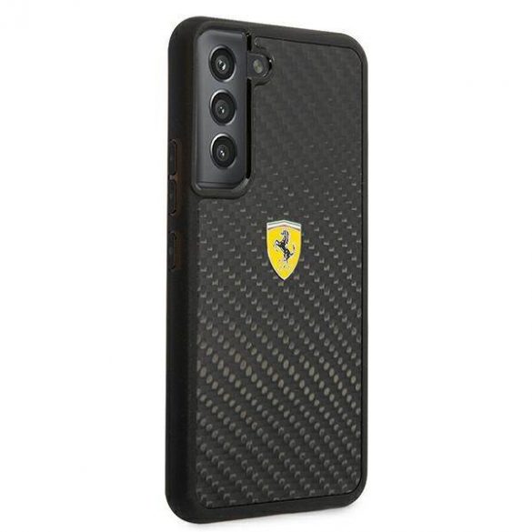 Carcasă rigidă Ferrari FEHCS22SFCAK S22 S901 neagră/carbon On Track Real Carbon