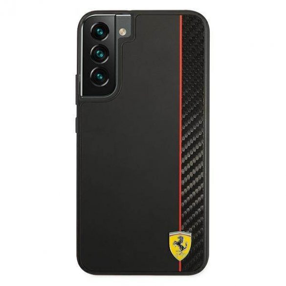 Carcasă rigidă Ferrari FESAXHCS22MBK S22+ S906 czarny/negru On Track Carbon Stripe