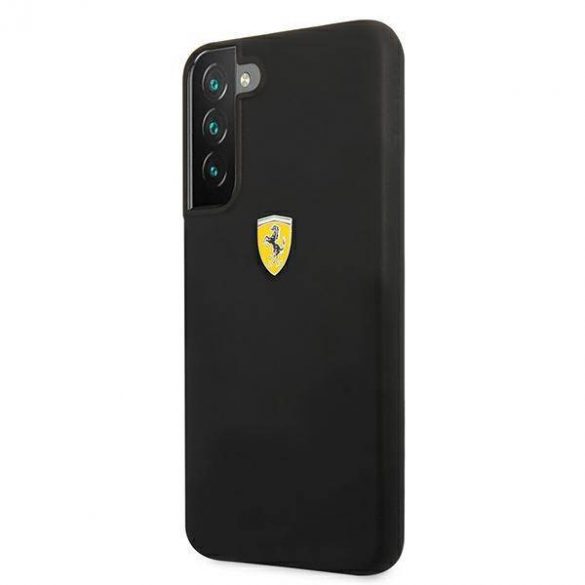 Carcasă rigidă Ferrari FESSIHCS22MBK S22+ S906 czarny/negru On Track din silicon