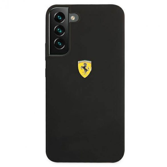 Carcasă rigidă Ferrari FESSIHCS22MBK S22+ S906 czarny/negru On Track din silicon