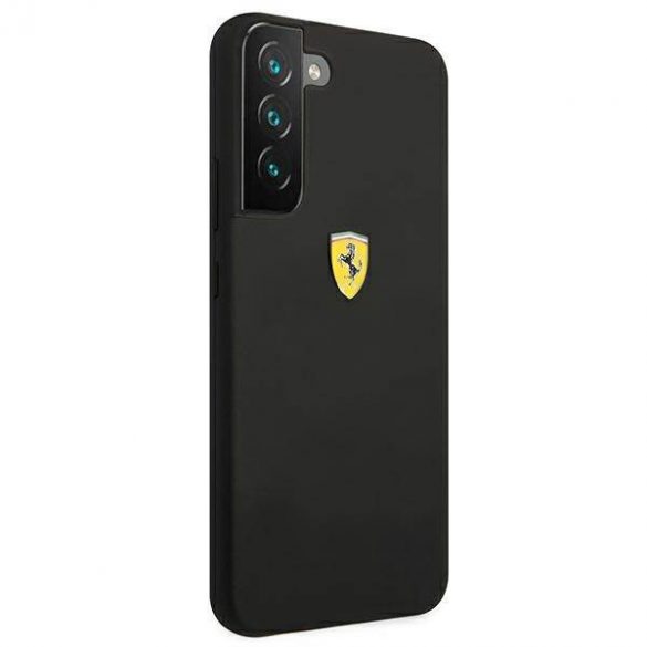 Carcasă rigidă Ferrari FESSIHCS22MBK S22+ S906 czarny/negru On Track din silicon